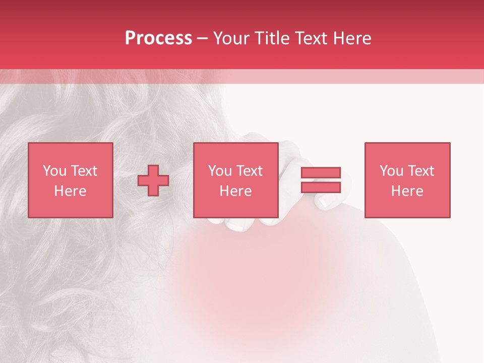 Black And White Model Tension PowerPoint Template