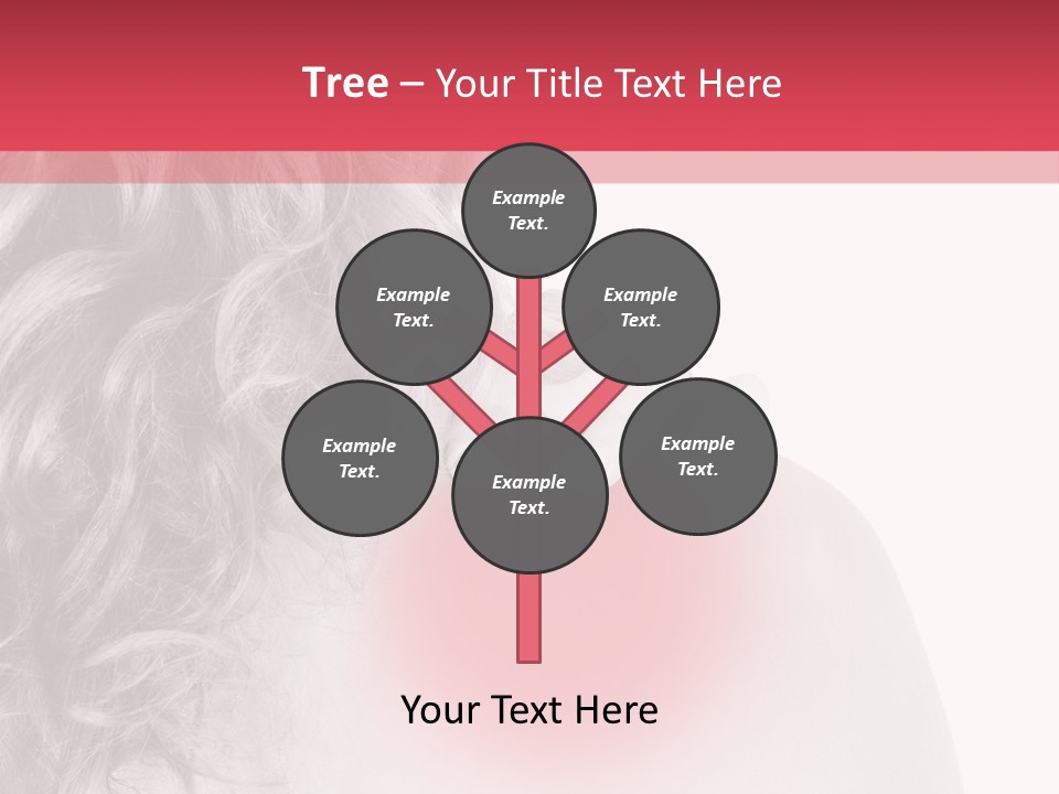 Black And White Model Tension PowerPoint Template