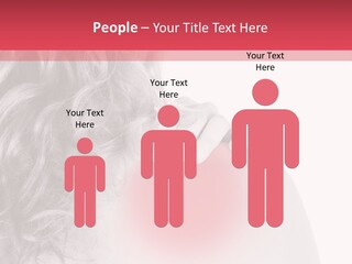 Black And White Model Tension PowerPoint Template