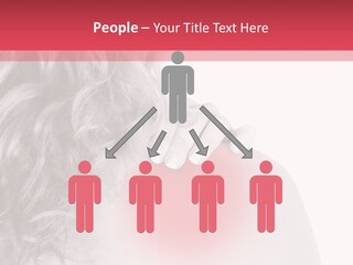 Black And White Model Tension PowerPoint Template