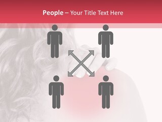 Black And White Model Tension PowerPoint Template