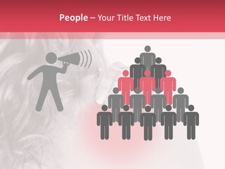 Black And White Model Tension PowerPoint Template