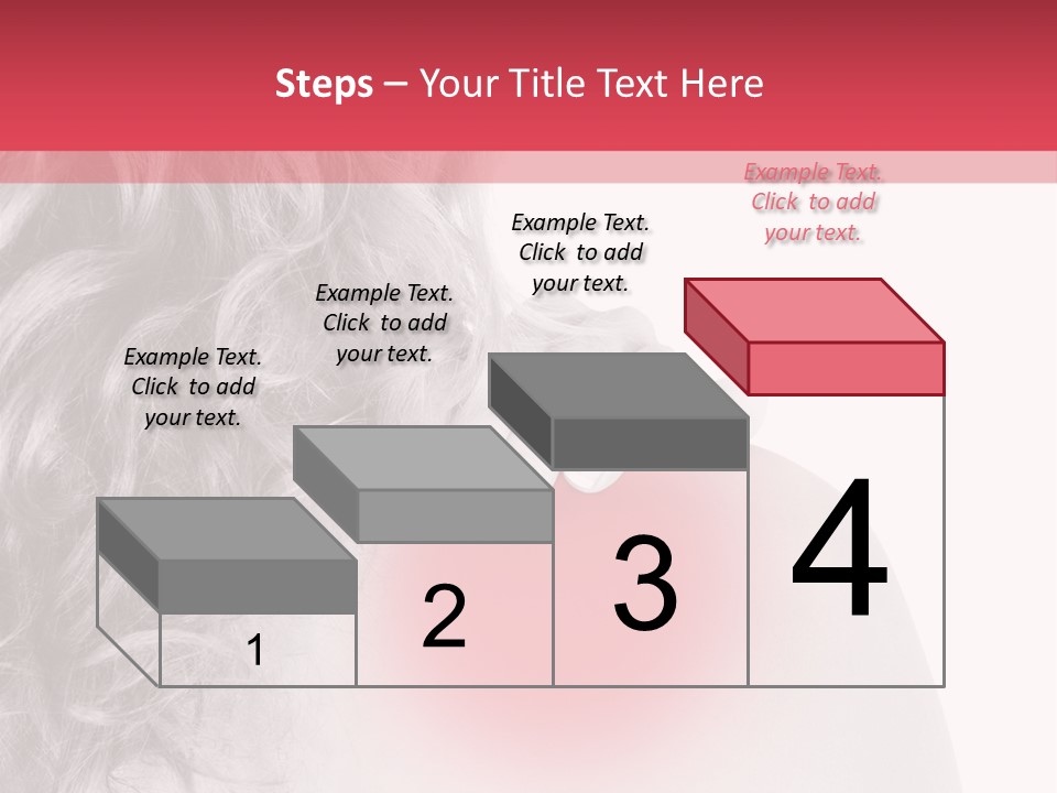 Black And White Model Tension PowerPoint Template
