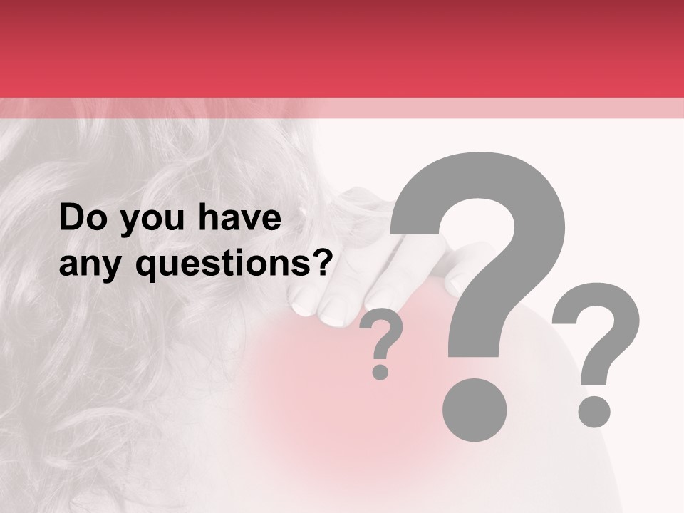 Black And White Model Tension PowerPoint Template