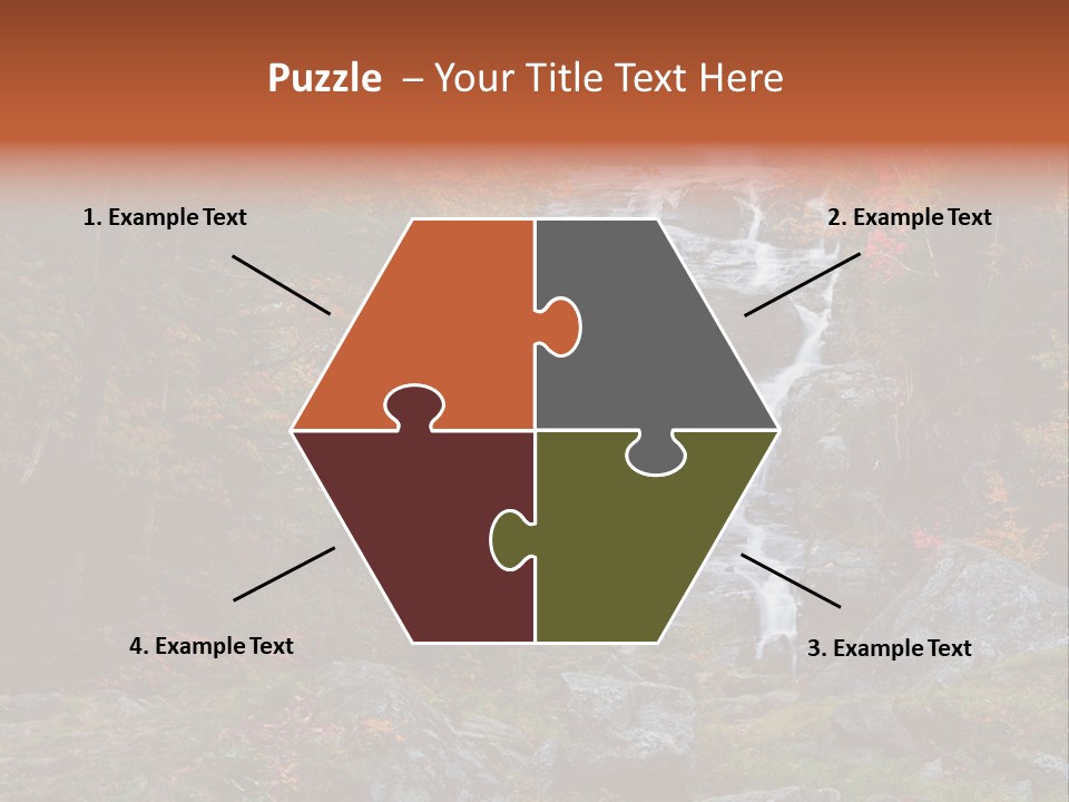 Postcard Scenic Maples PowerPoint Template