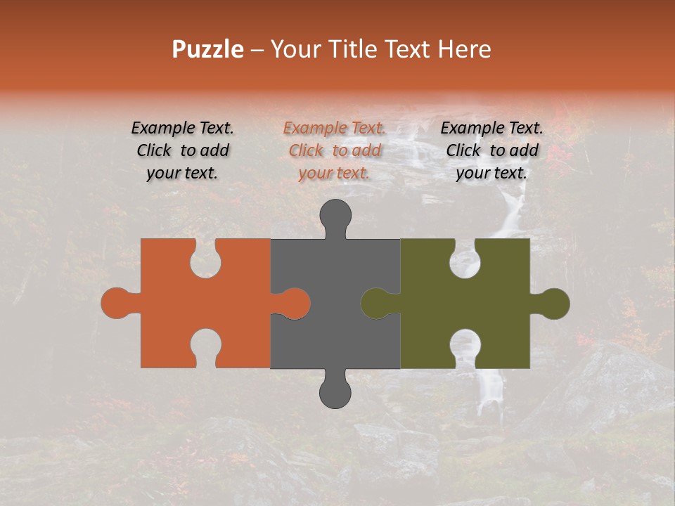 Postcard Scenic Maples PowerPoint Template