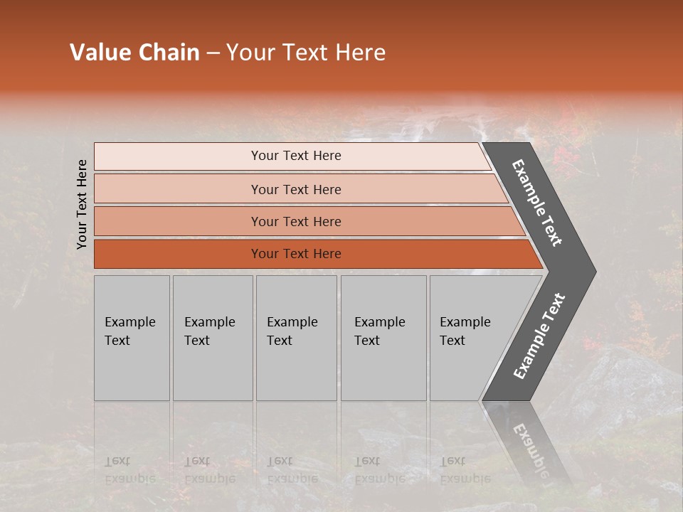 Postcard Scenic Maples PowerPoint Template