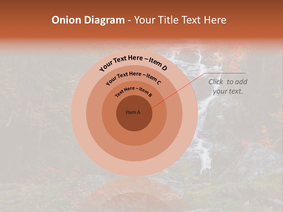 Postcard Scenic Maples PowerPoint Template