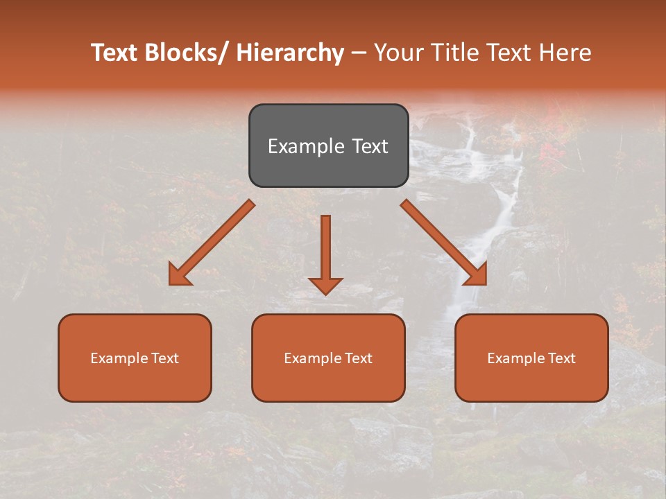 Postcard Scenic Maples PowerPoint Template