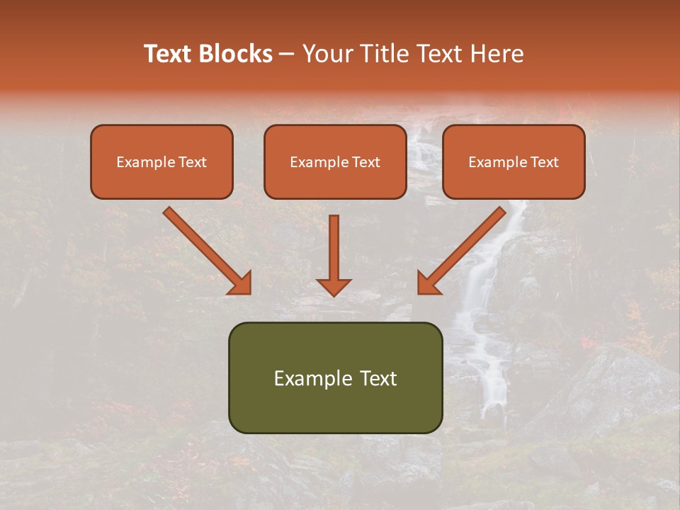 Postcard Scenic Maples PowerPoint Template