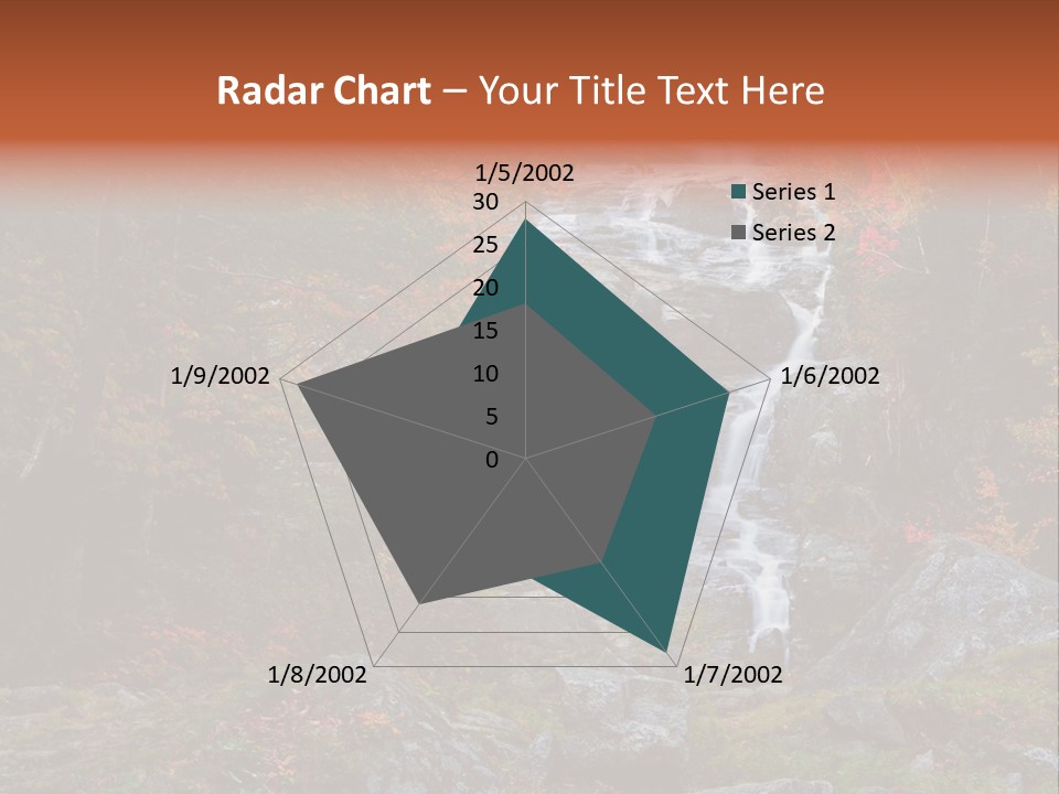 Postcard Scenic Maples PowerPoint Template