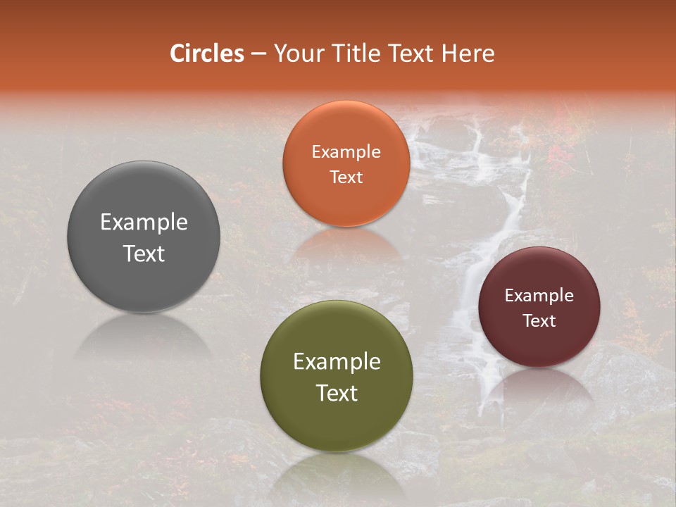 Postcard Scenic Maples PowerPoint Template