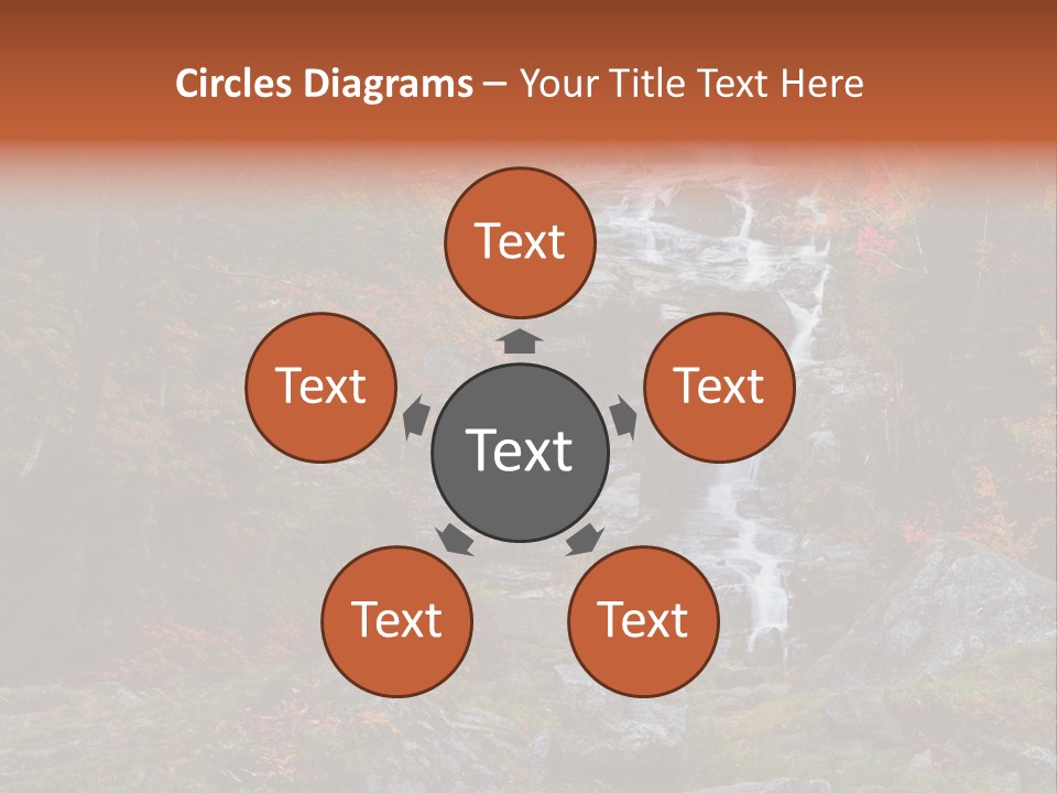 Postcard Scenic Maples PowerPoint Template