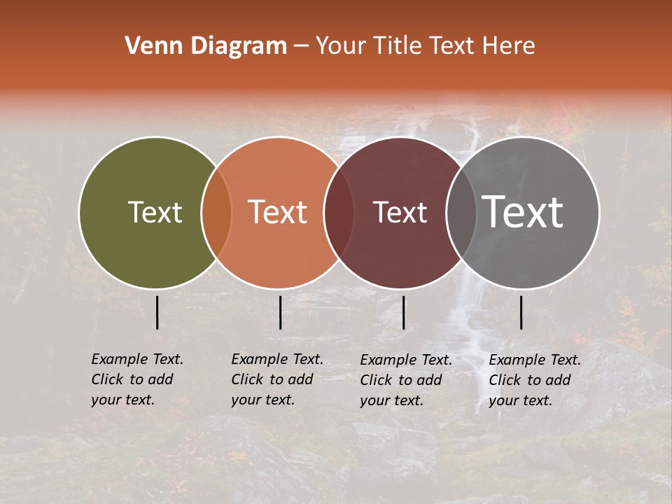 Postcard Scenic Maples PowerPoint Template