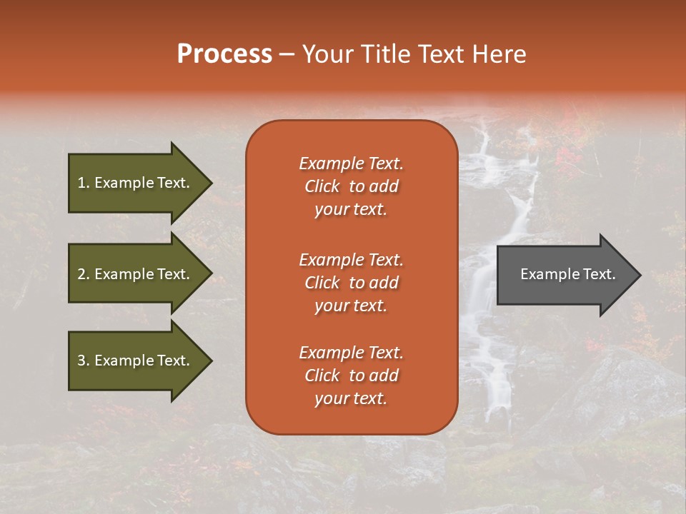 Postcard Scenic Maples PowerPoint Template