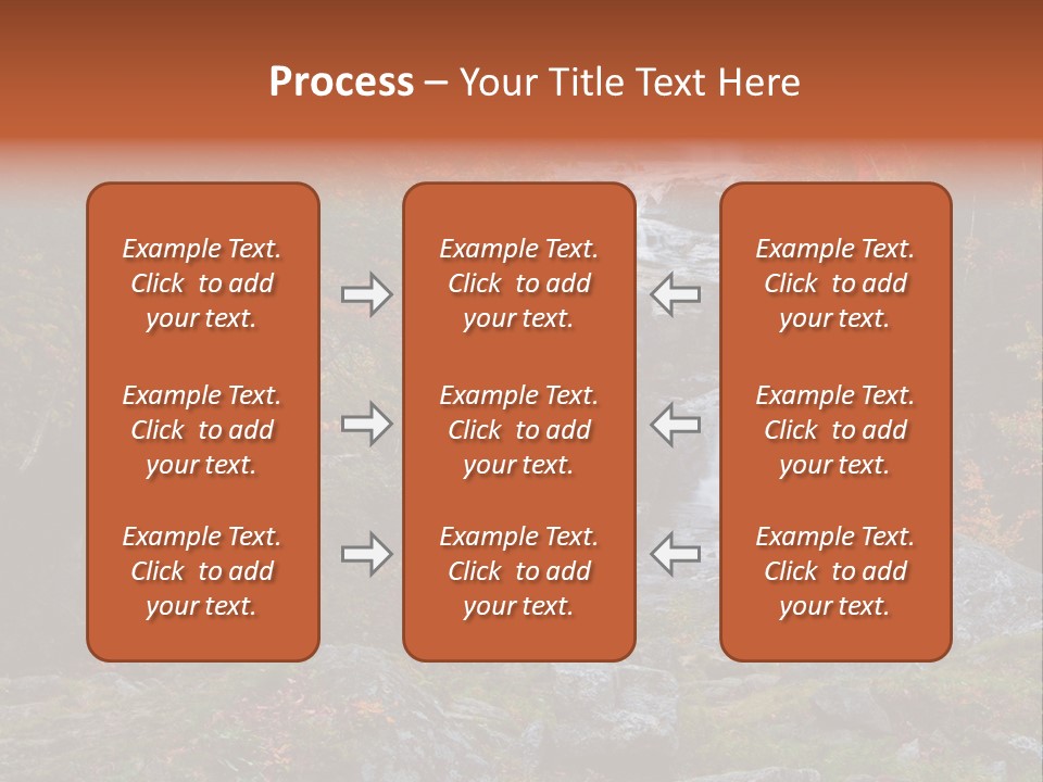 Postcard Scenic Maples PowerPoint Template