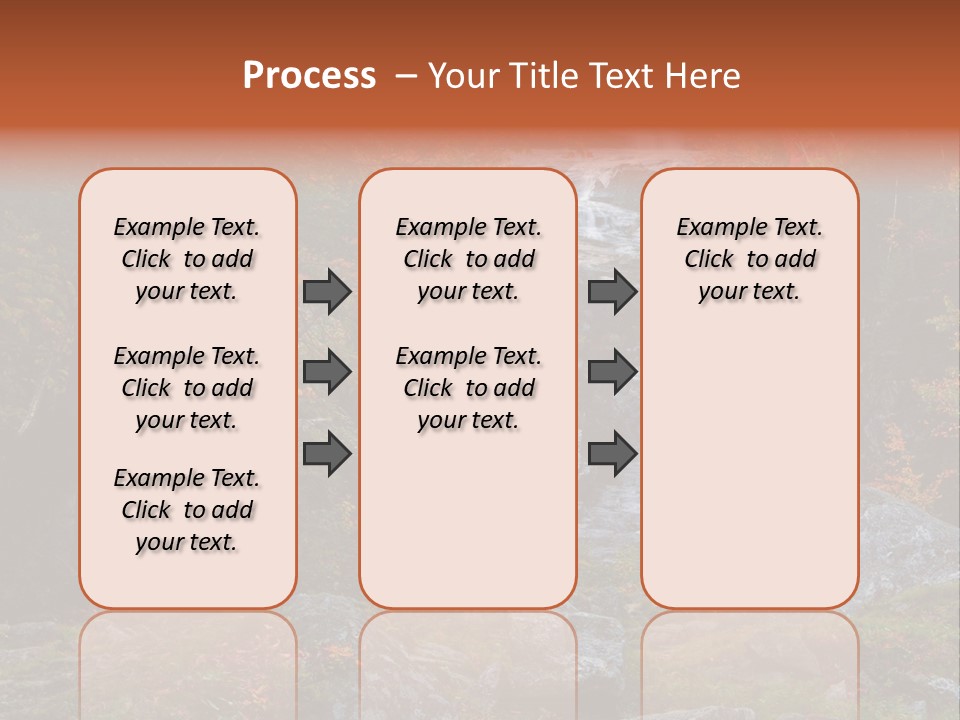 Postcard Scenic Maples PowerPoint Template