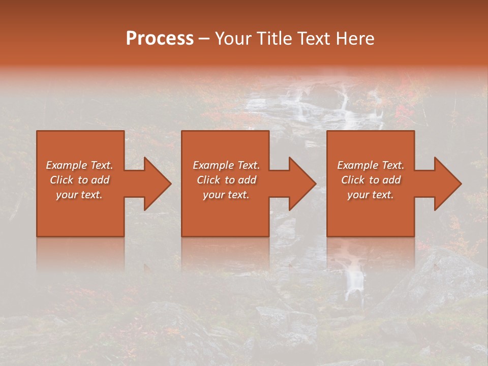 Postcard Scenic Maples PowerPoint Template