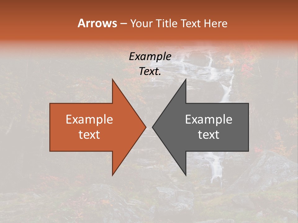 Postcard Scenic Maples PowerPoint Template