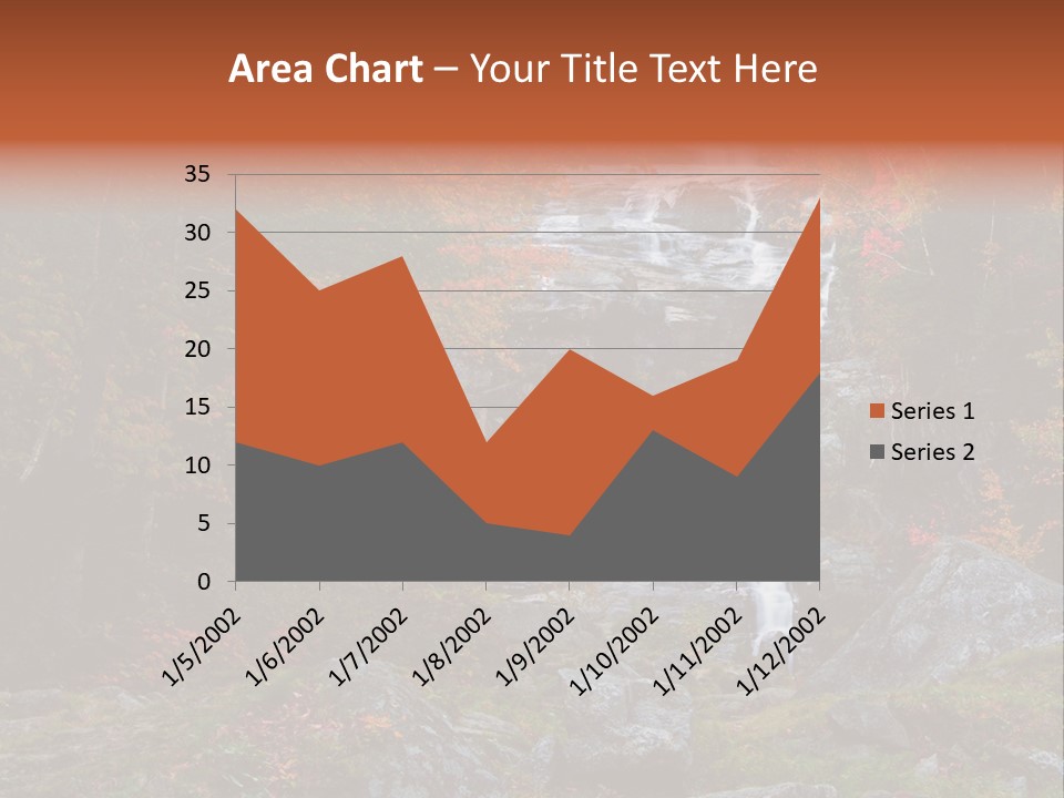 Postcard Scenic Maples PowerPoint Template
