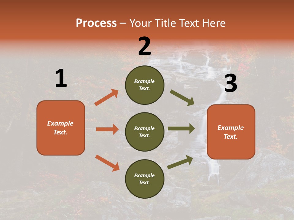 Postcard Scenic Maples PowerPoint Template