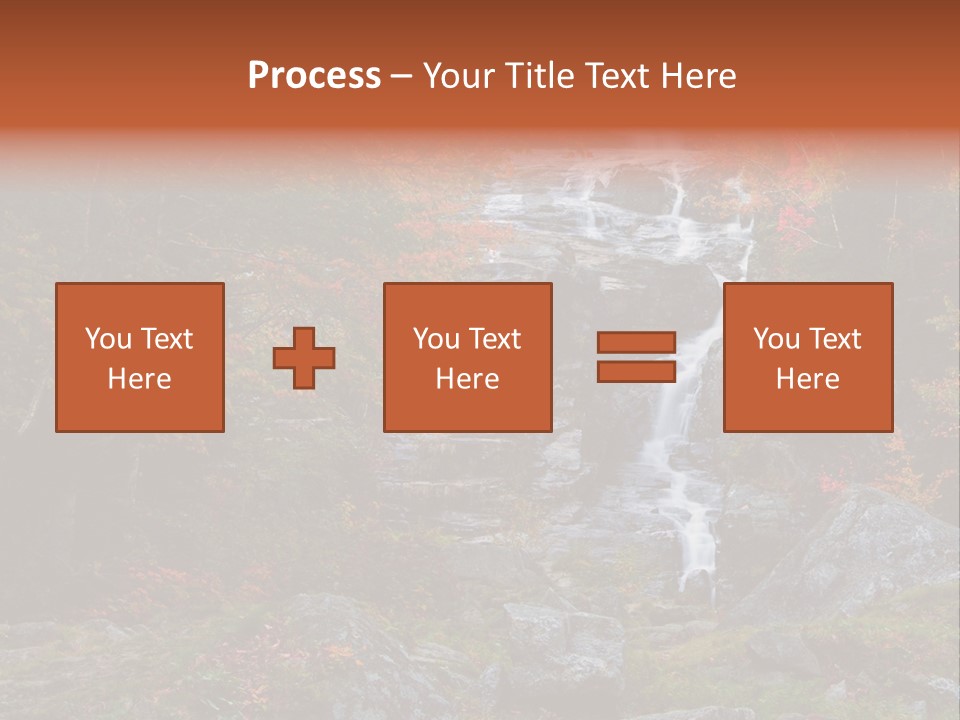 Postcard Scenic Maples PowerPoint Template