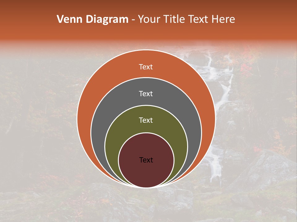 Postcard Scenic Maples PowerPoint Template