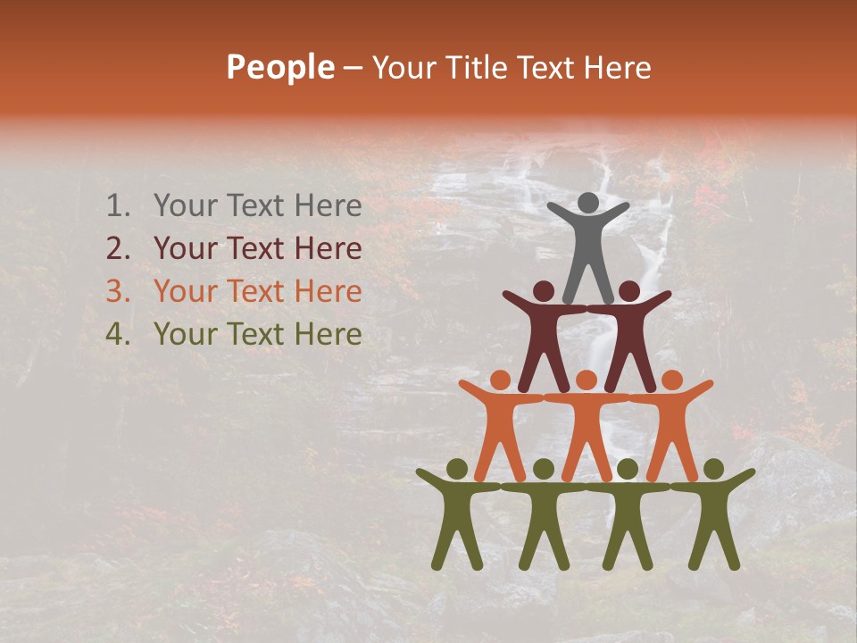 Postcard Scenic Maples PowerPoint Template