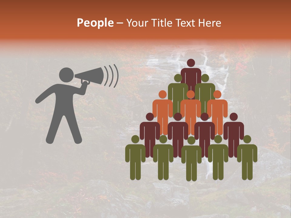 Postcard Scenic Maples PowerPoint Template