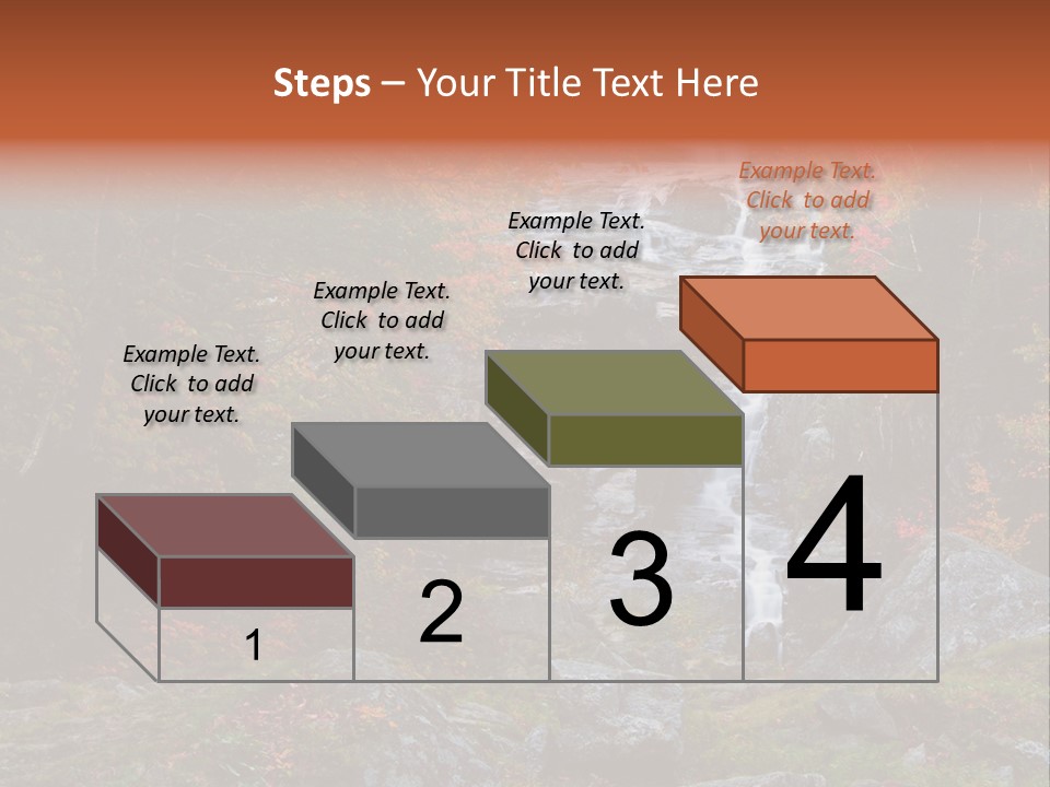 Postcard Scenic Maples PowerPoint Template