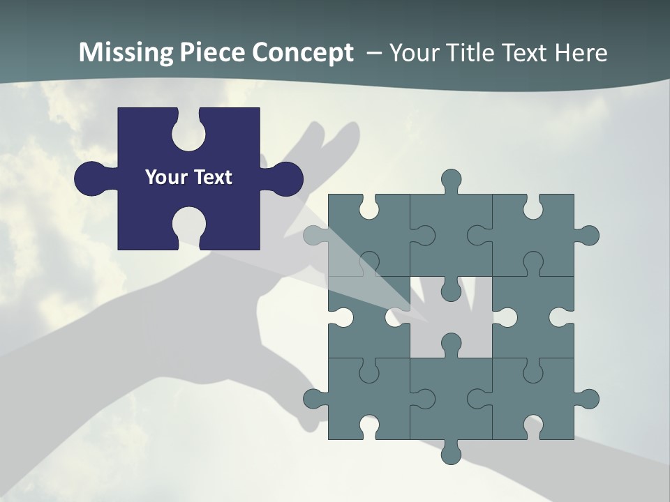 Background Shadow Shape PowerPoint Template