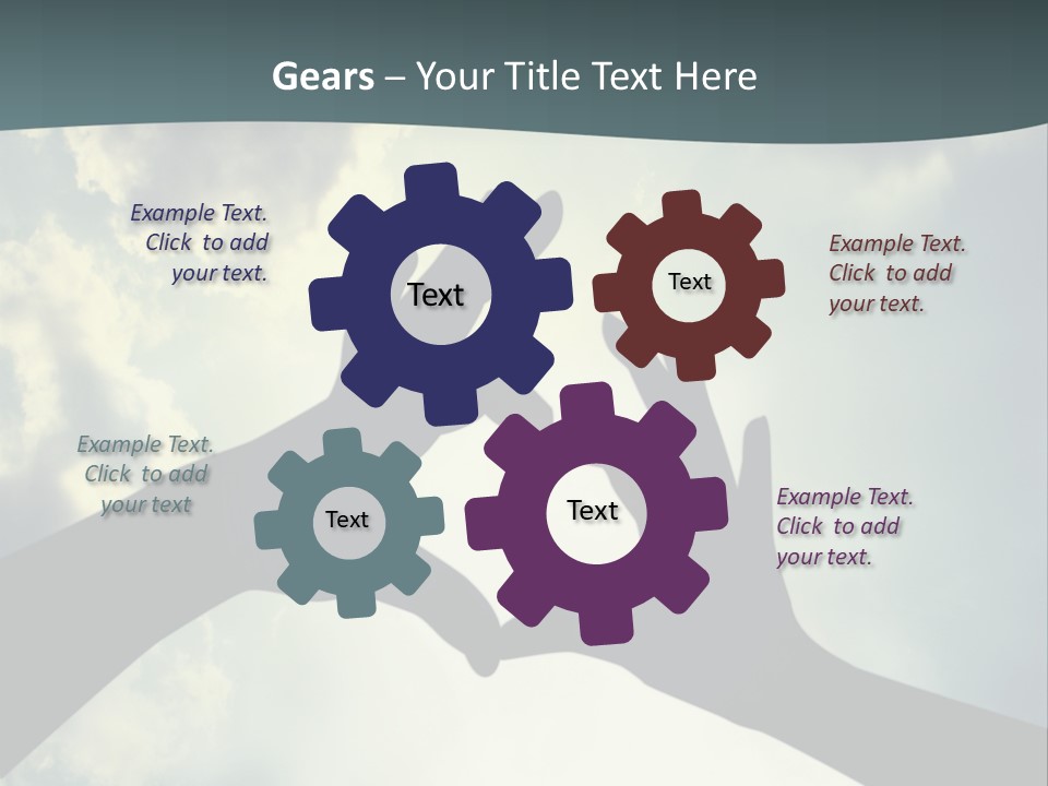 Background Shadow Shape PowerPoint Template
