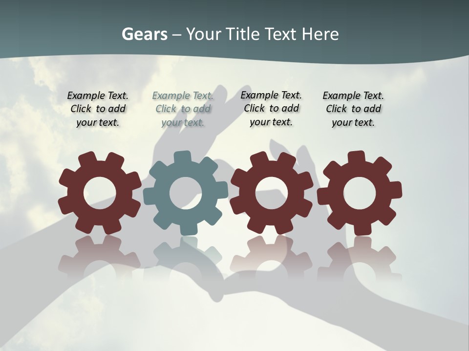 Background Shadow Shape PowerPoint Template