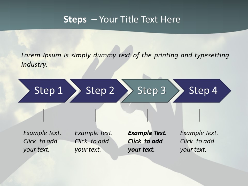 Background Shadow Shape PowerPoint Template