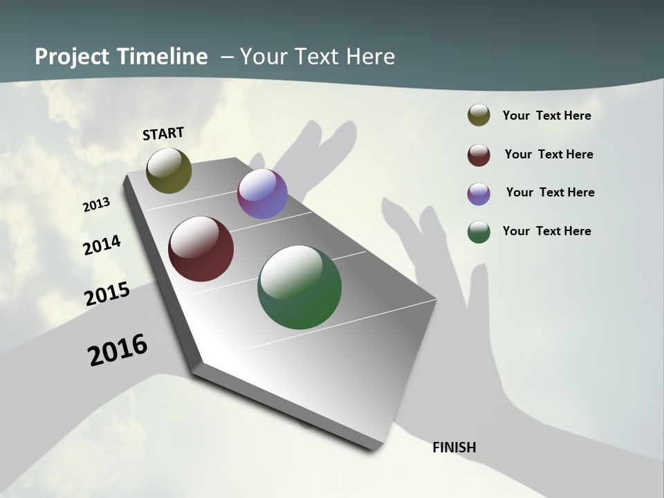 Background Shadow Shape PowerPoint Template