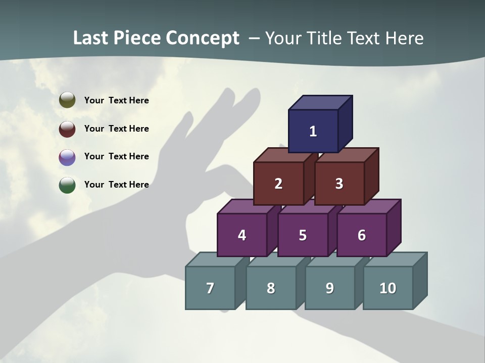 Background Shadow Shape PowerPoint Template