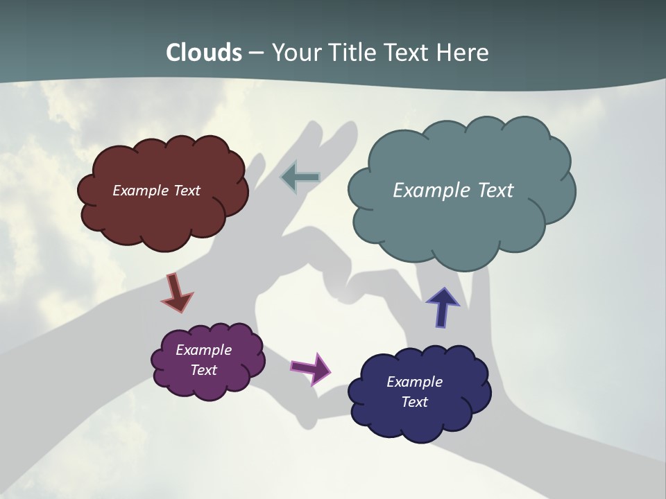 Background Shadow Shape PowerPoint Template
