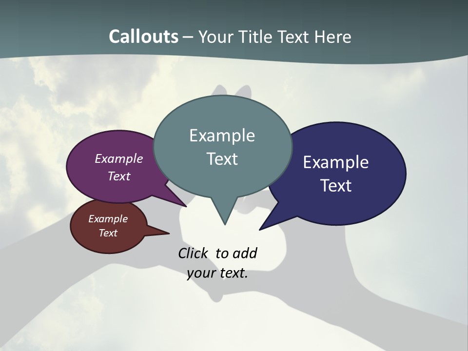 Background Shadow Shape PowerPoint Template
