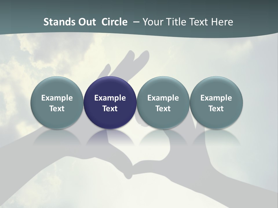 Background Shadow Shape PowerPoint Template