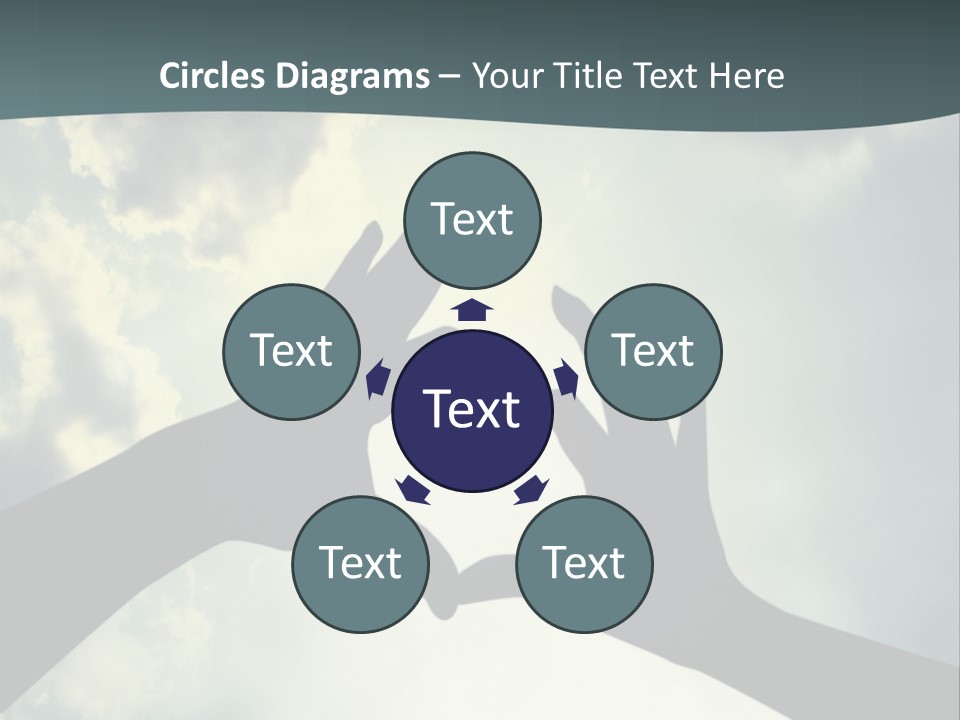 Background Shadow Shape PowerPoint Template