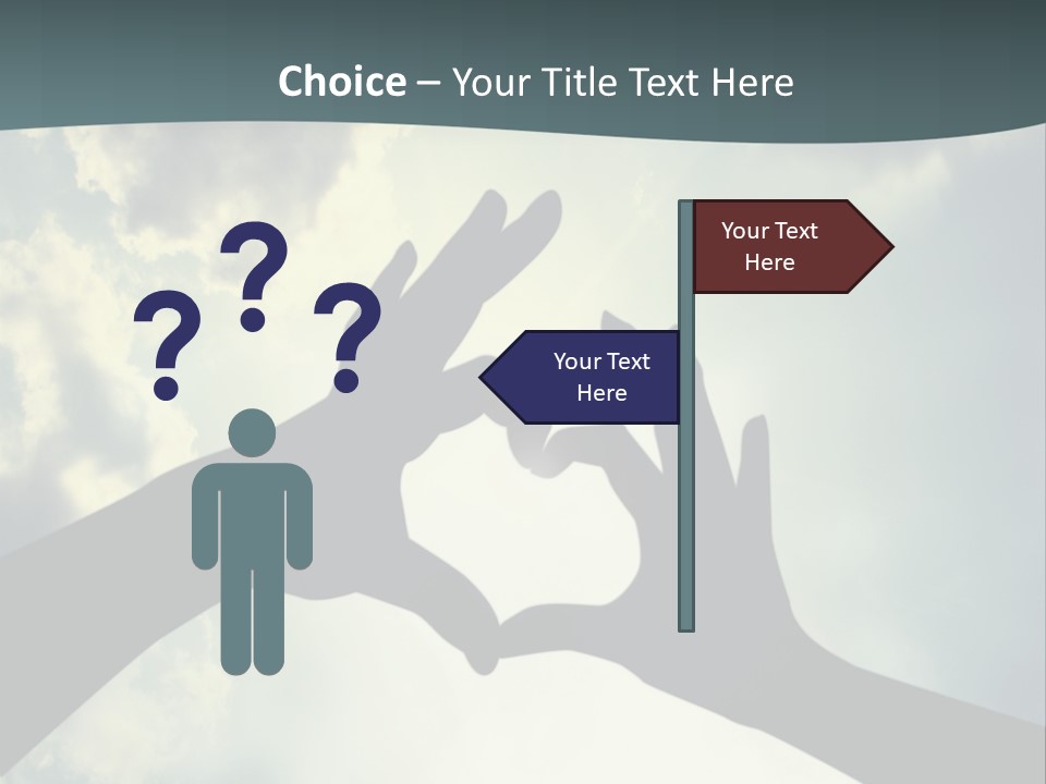 Background Shadow Shape PowerPoint Template