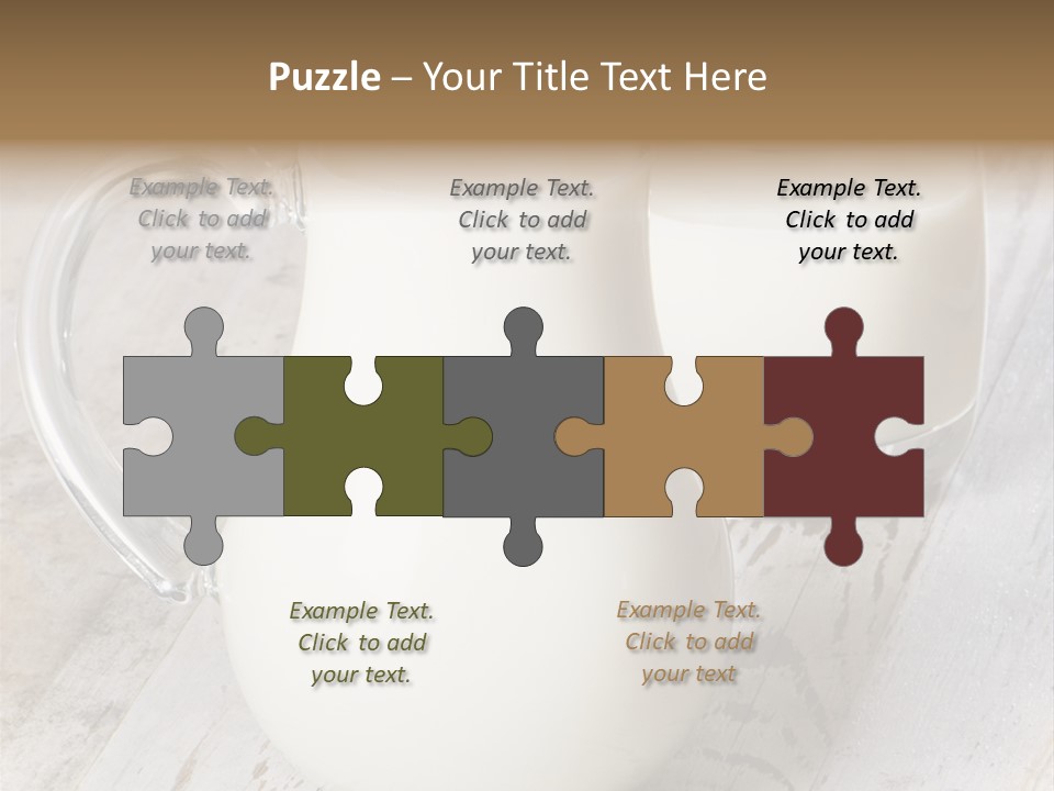 Dairy Nobody Milk PowerPoint Template