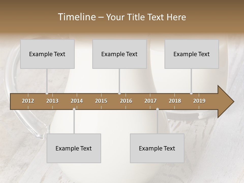 Dairy Nobody Milk PowerPoint Template