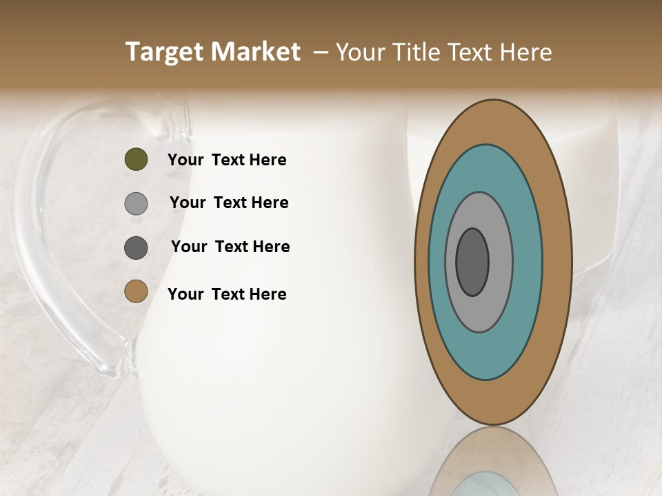 Dairy Nobody Milk PowerPoint Template