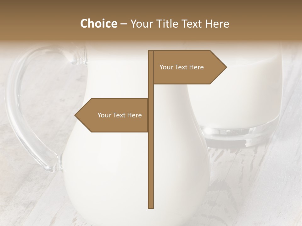 Dairy Nobody Milk PowerPoint Template