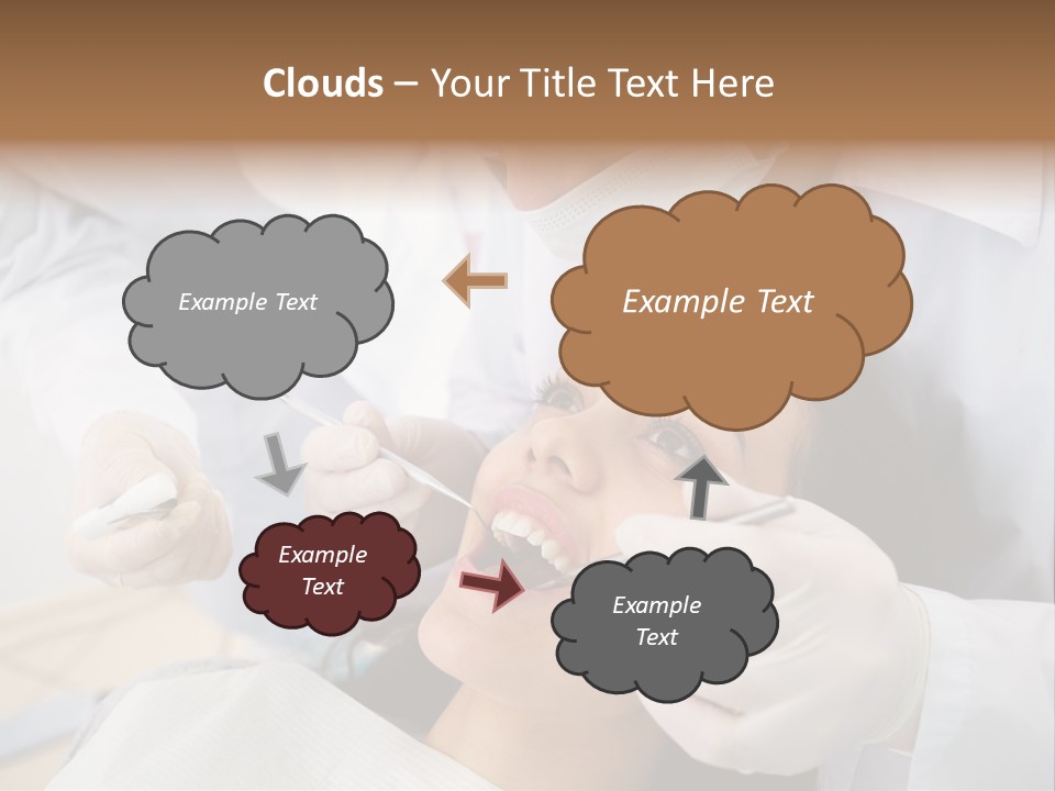 Happy Girl Woman PowerPoint Template