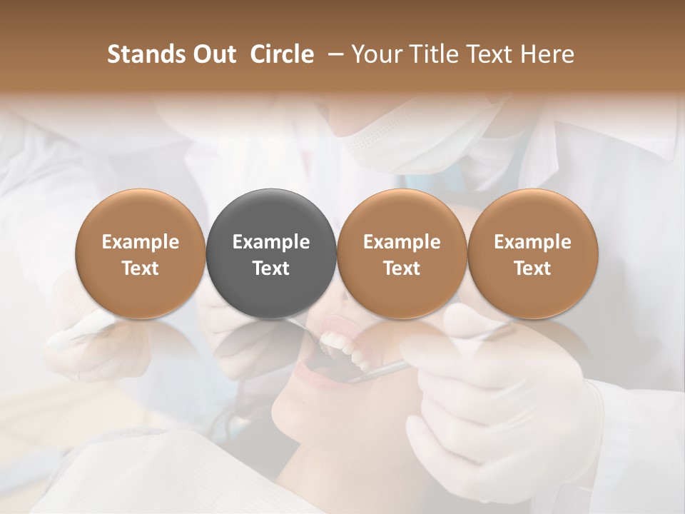 Happy Girl Woman PowerPoint Template