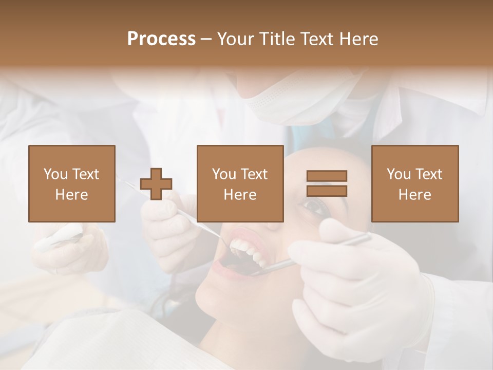 Happy Girl Woman PowerPoint Template