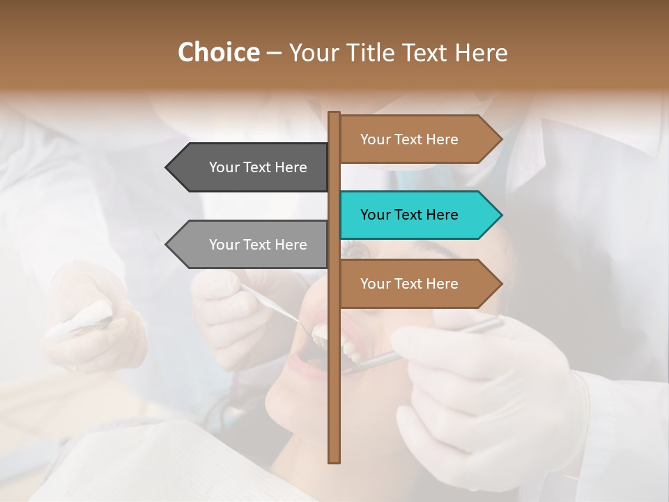 Happy Girl Woman PowerPoint Template