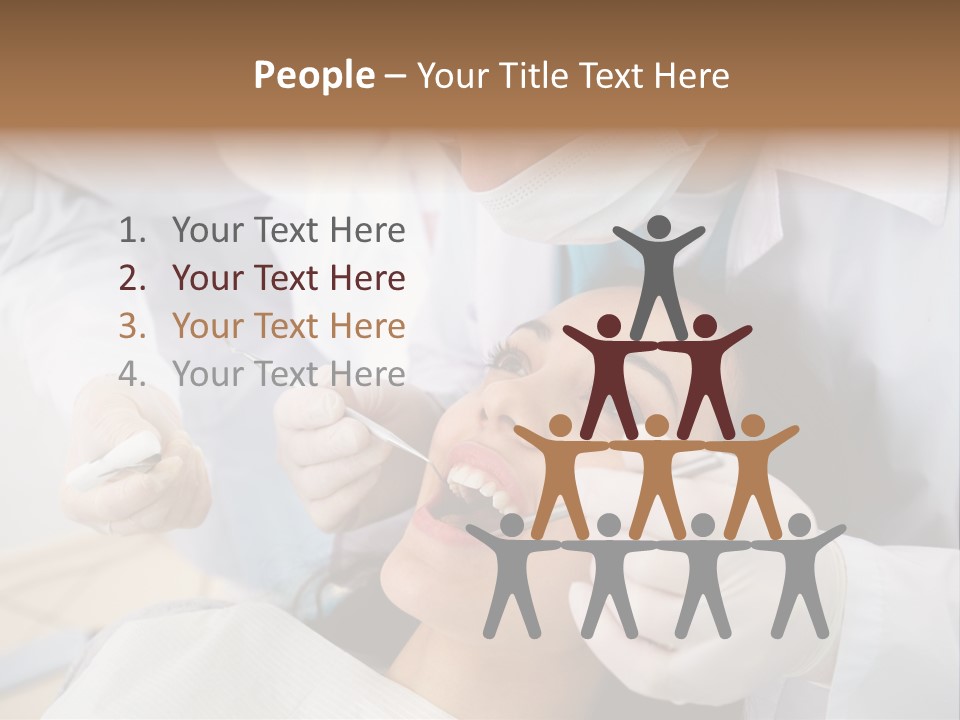 Happy Girl Woman PowerPoint Template